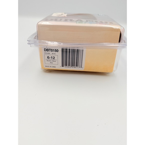 Durango Baby Pink Crib Western Boots DBT0150 Girls 6-12 Months Cowgirl Brown - Picture 2 of 3